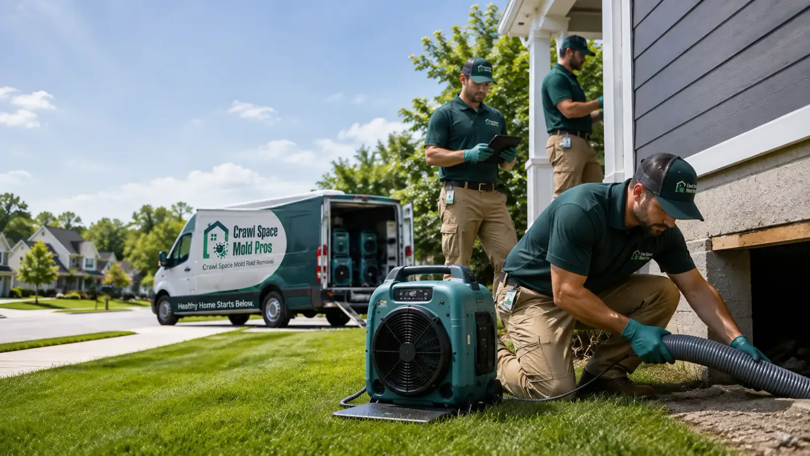 Crawl Space Mold Removal in Bird Island, MN